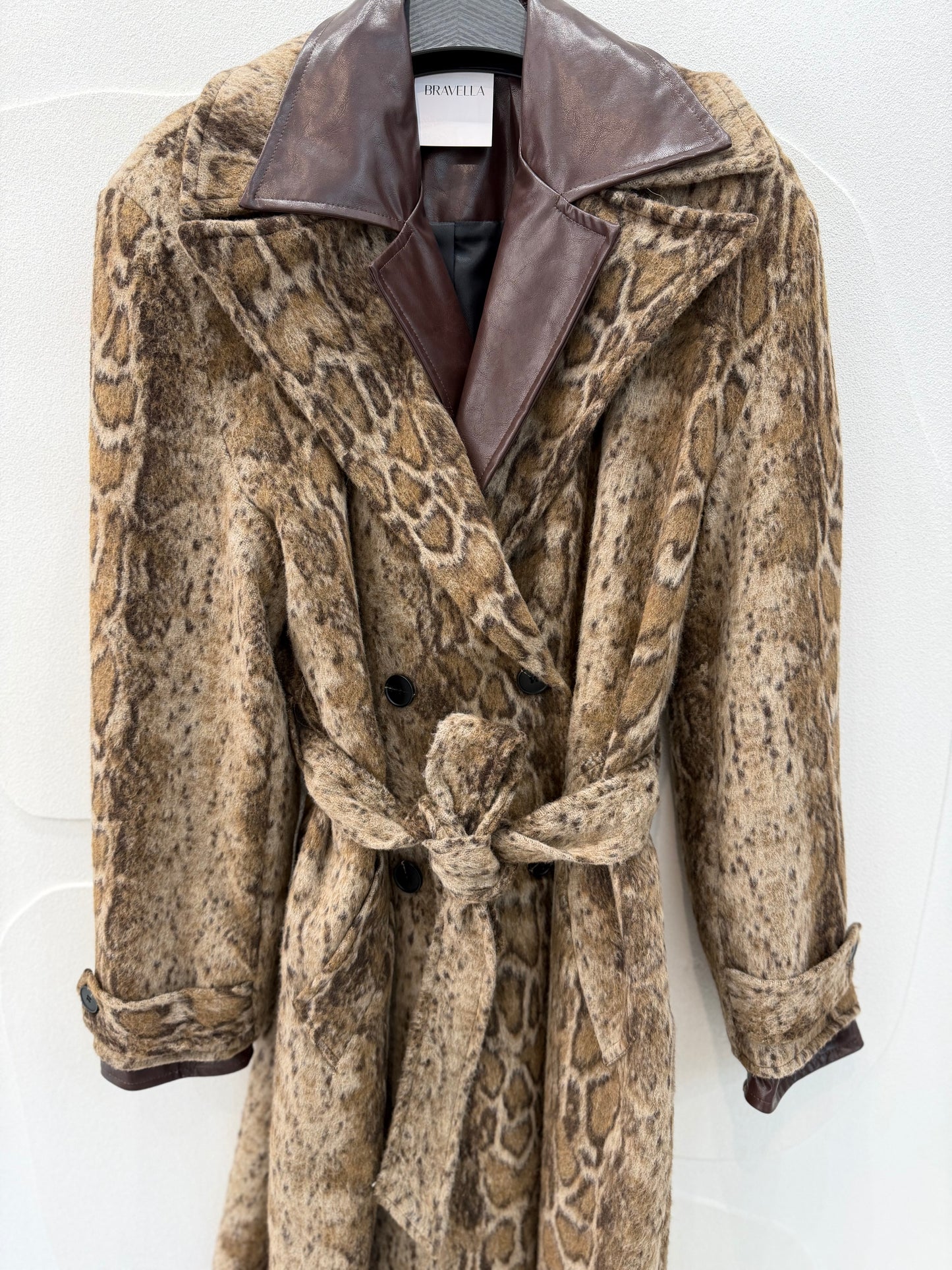 ABRIGO PARKA ANIMAL PRINT