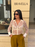 Camisa encaje floral