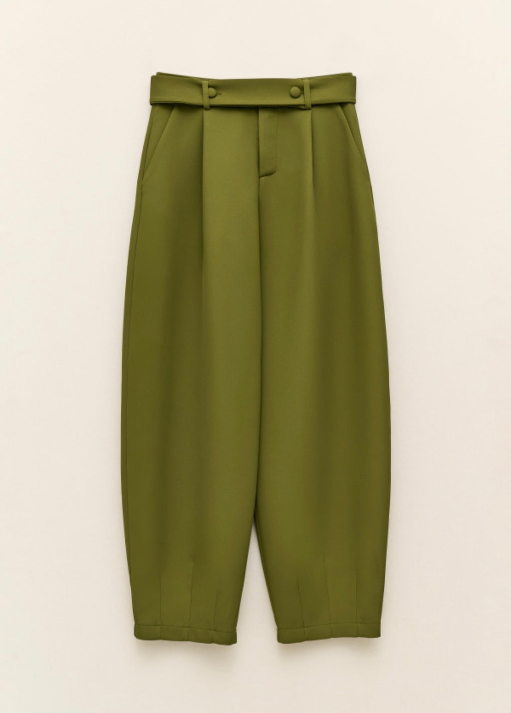 Pantalón globo verde oliva