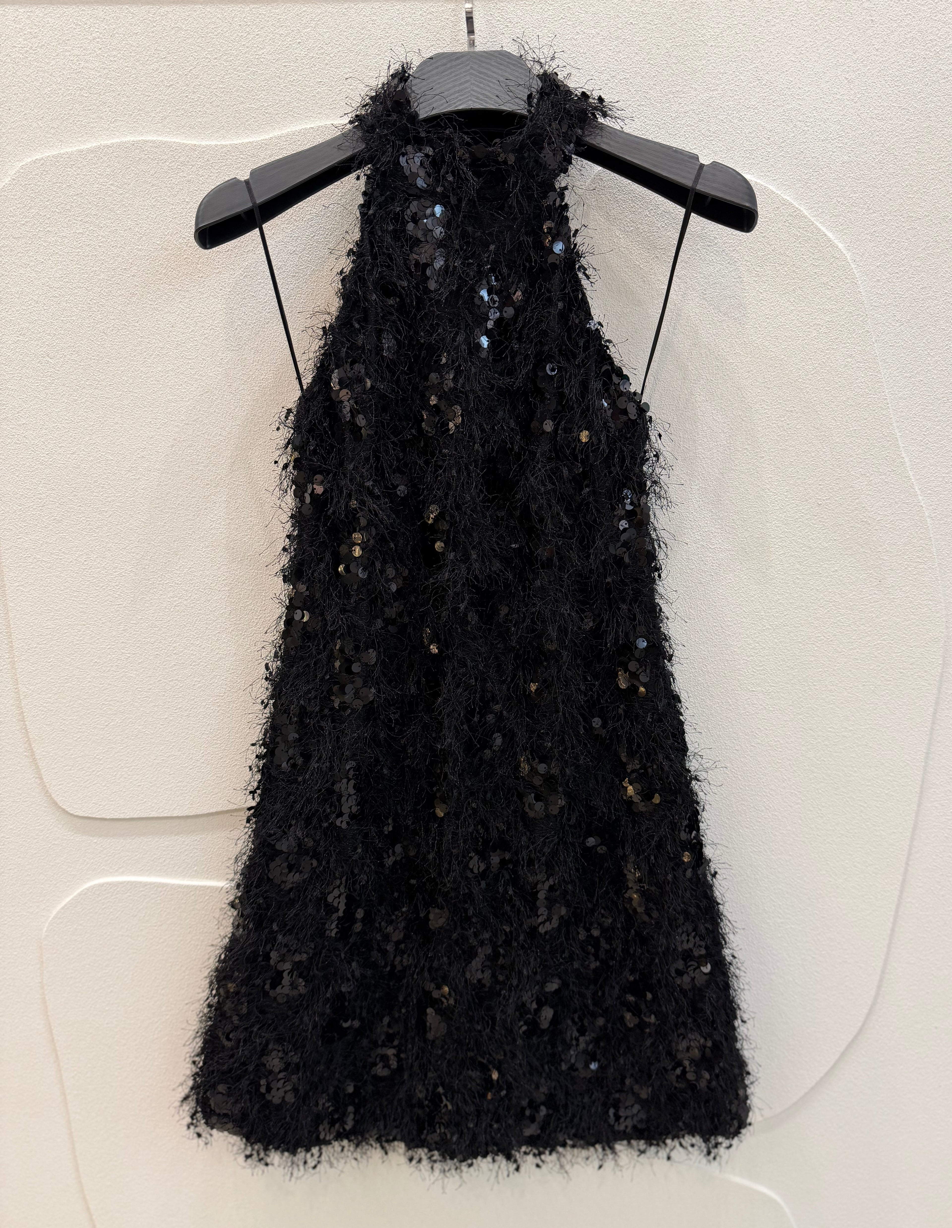 Vestido halter negro