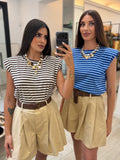 Top hombrera rayas