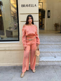 Conjunto Capri coral
