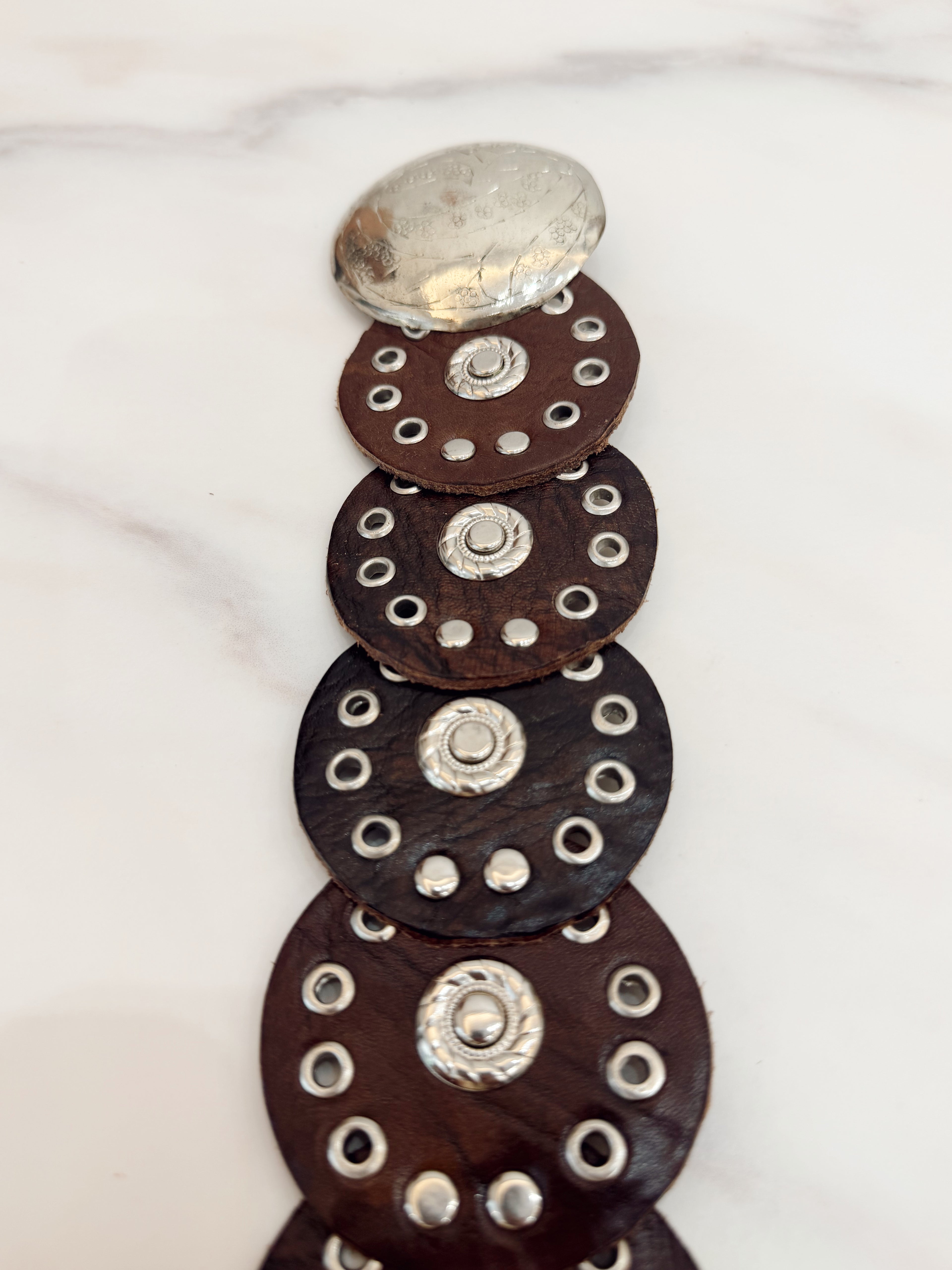 Cinturón de piel