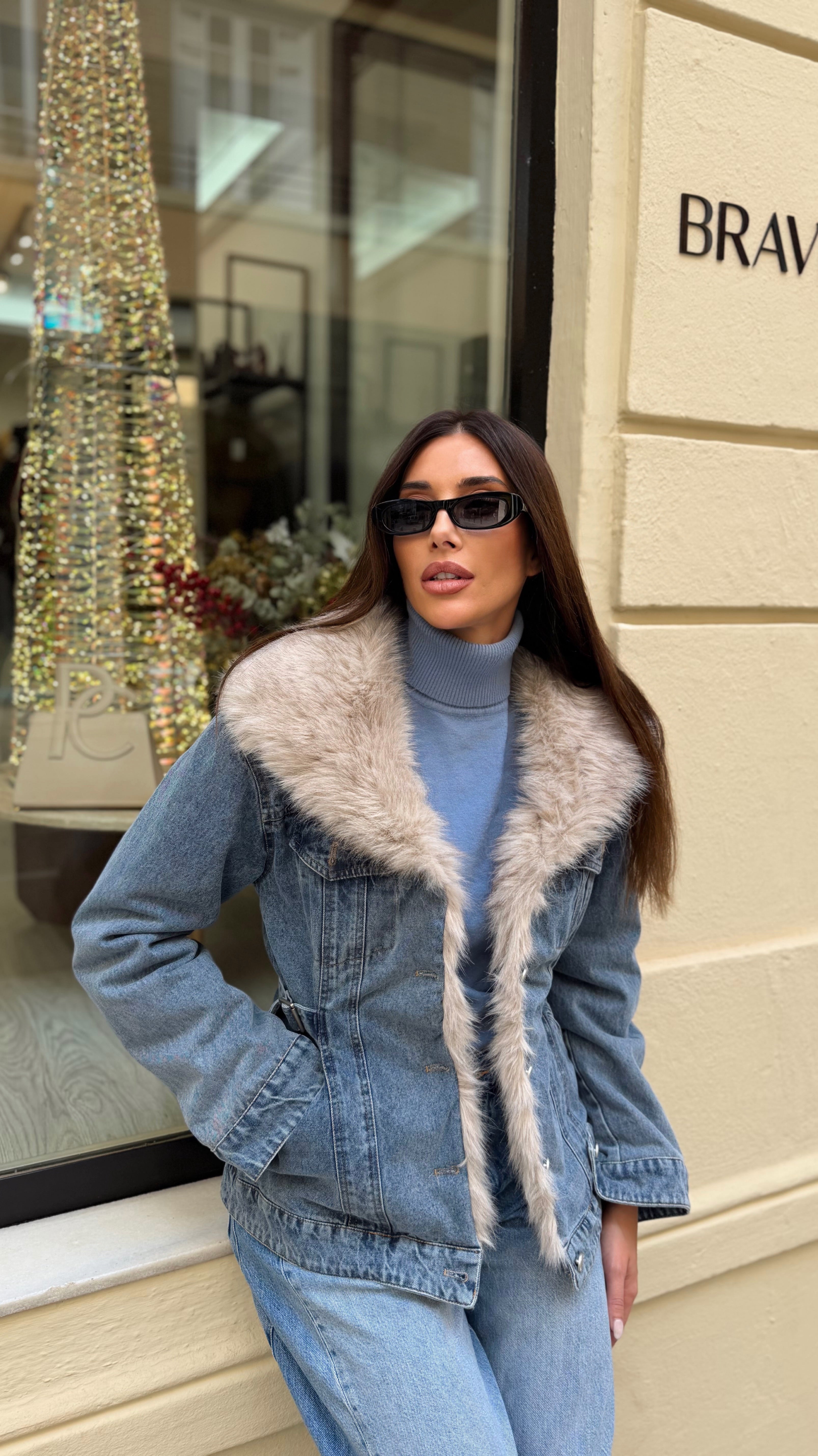 Chaqueta vaquera pelo