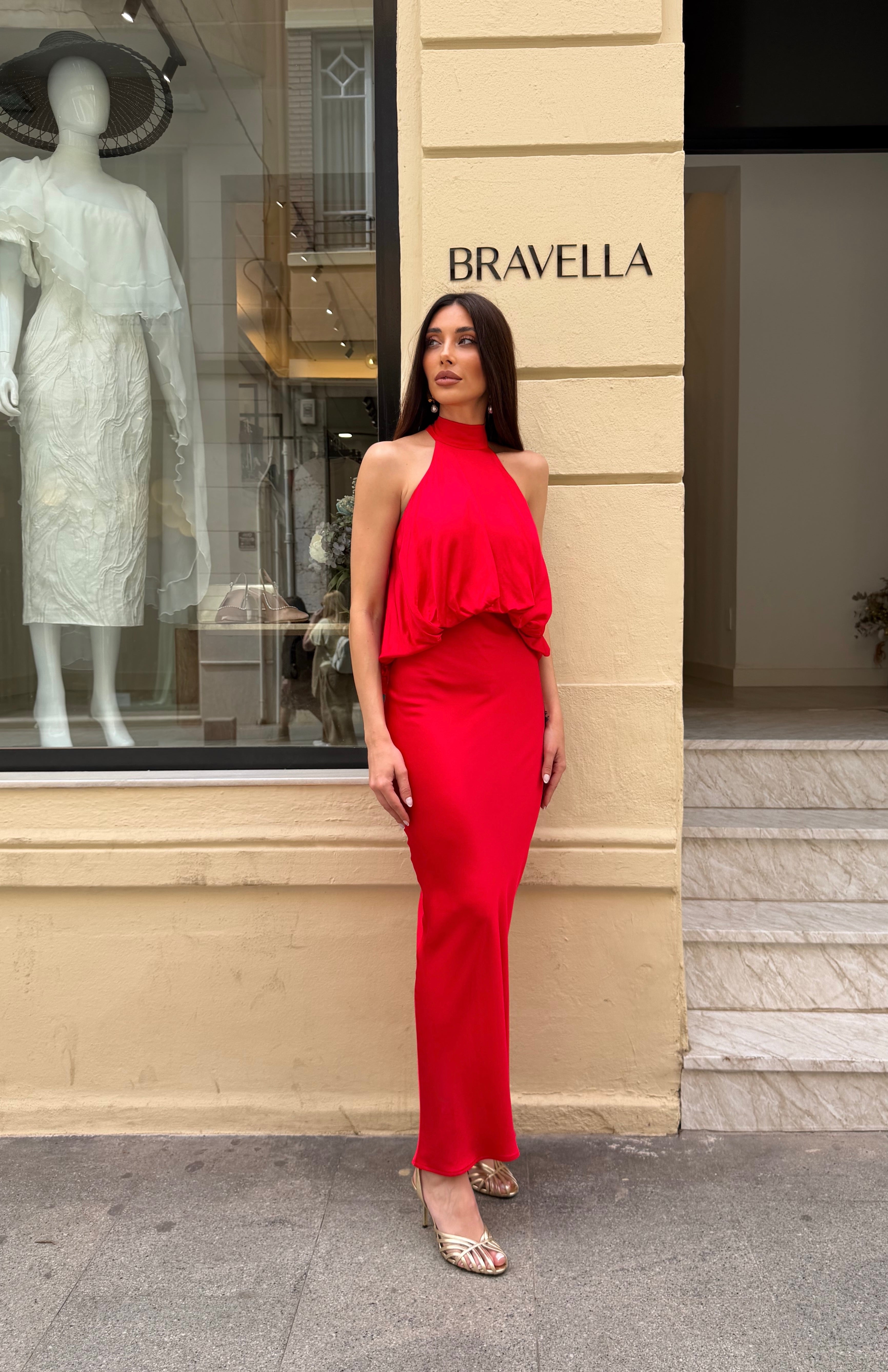 Vestido satinado