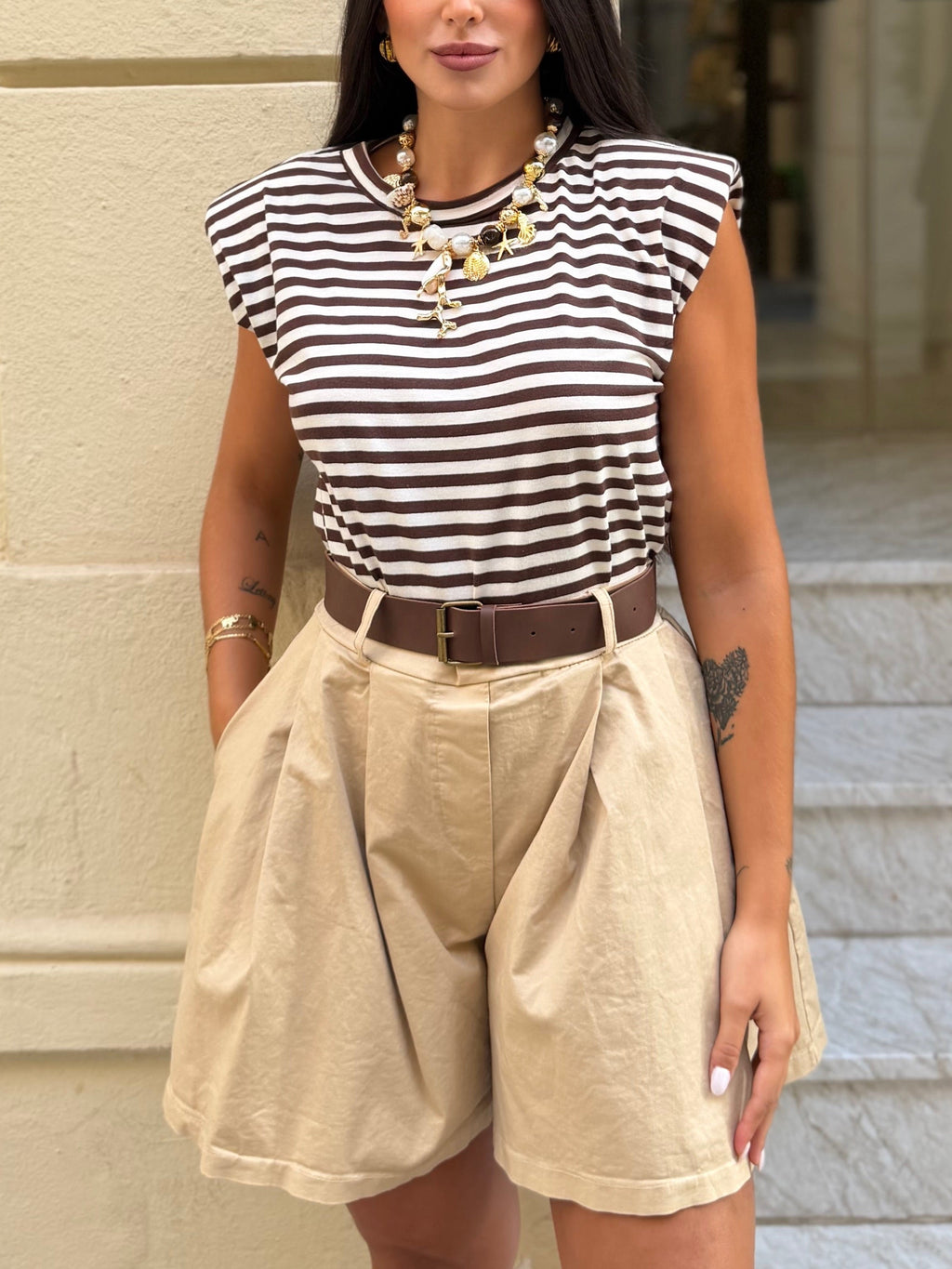 Bermudas cinturón