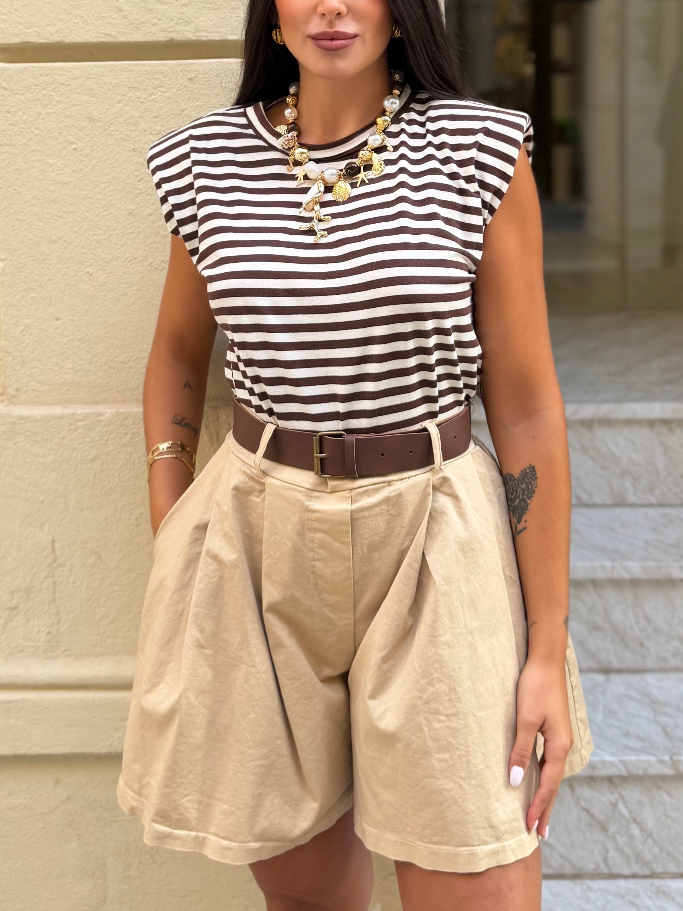 Bermudas cinturón