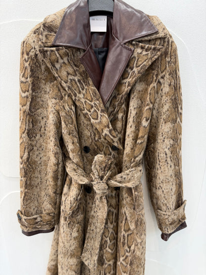 ABRIGO PARKA ANIMAL PRINT