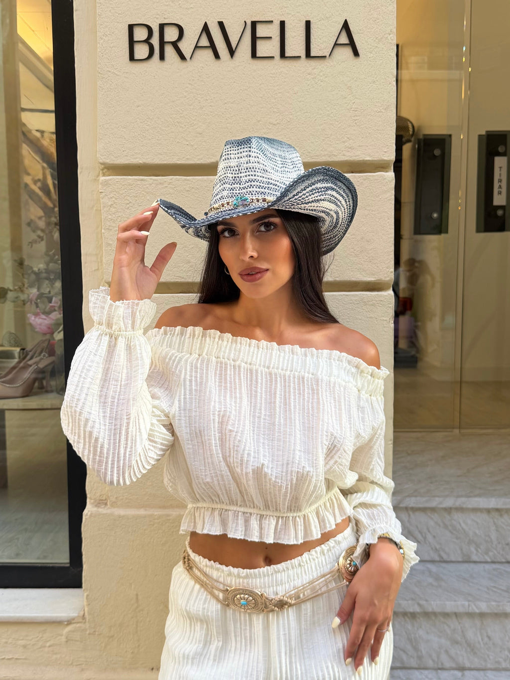 Sombrero cowboy denim