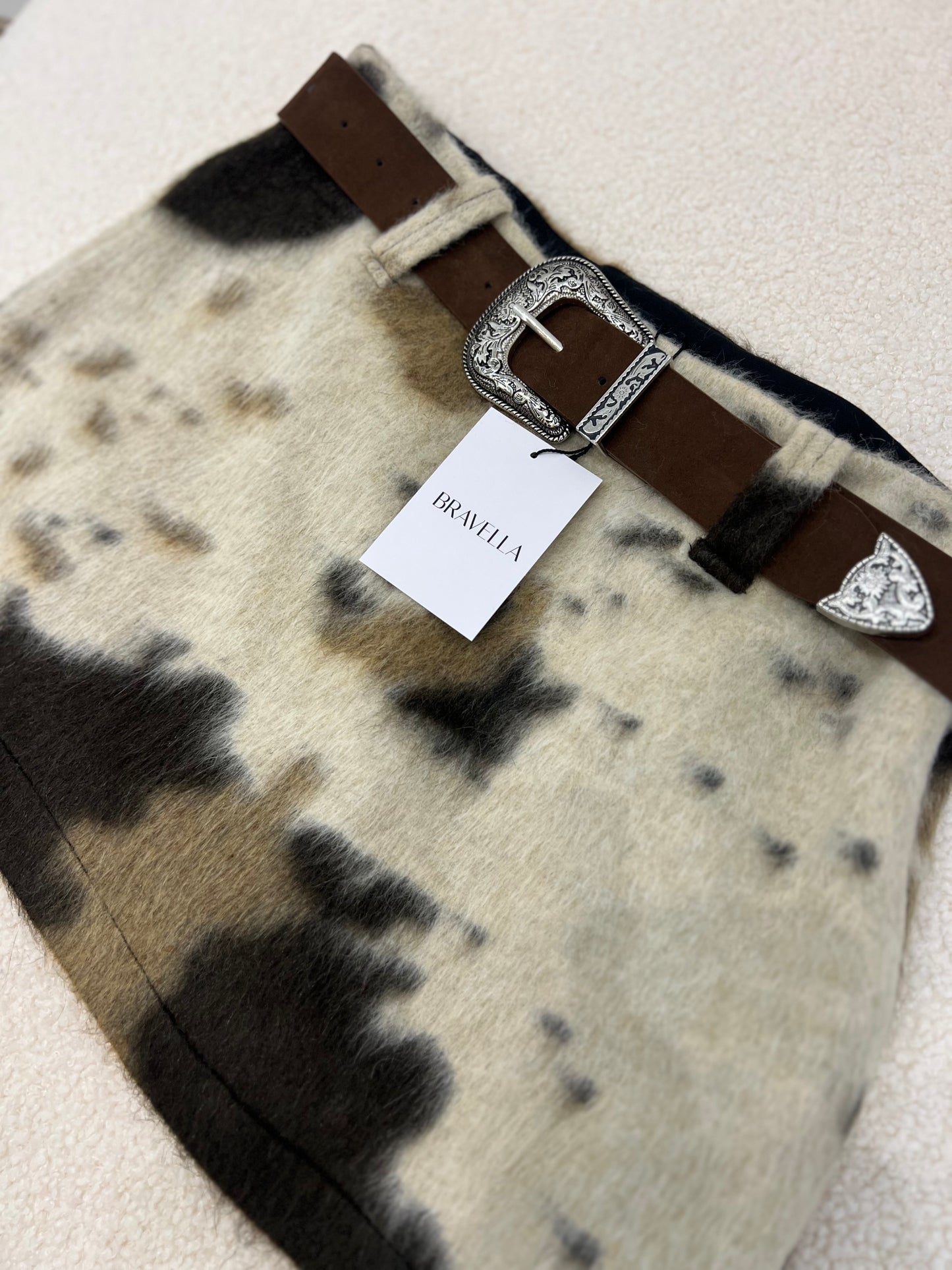 Falda estampado animal (con pantalón)