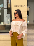 Top escote bardot