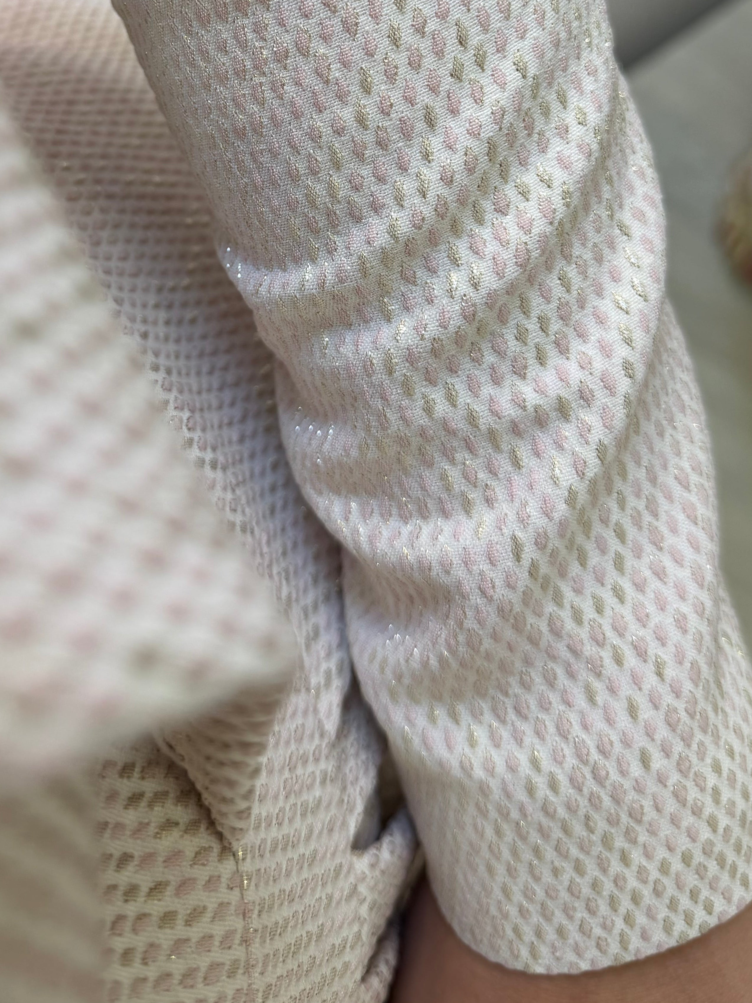 Vestido diamante rosa