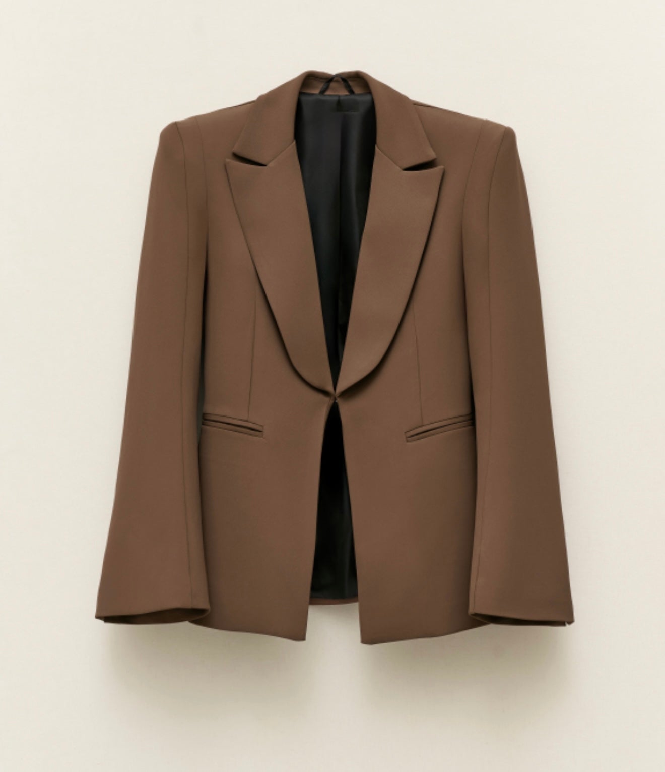 Blazer hombrera chocolate