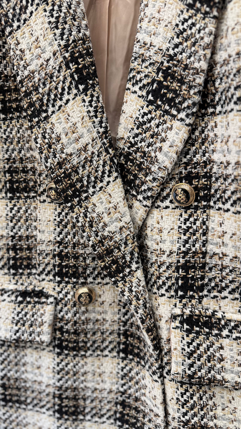 Blazer paño detalle botones