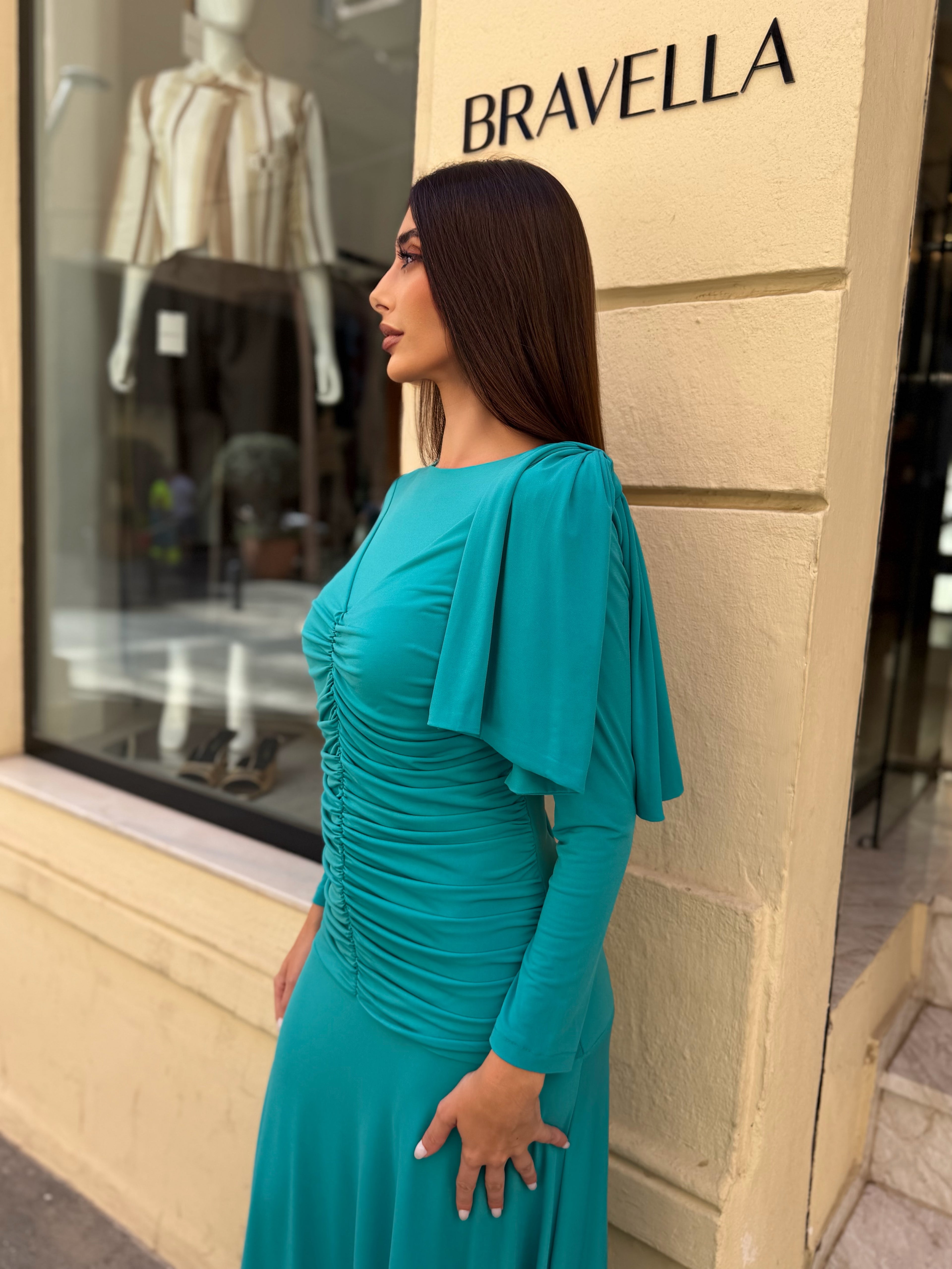 Vestido fruncido