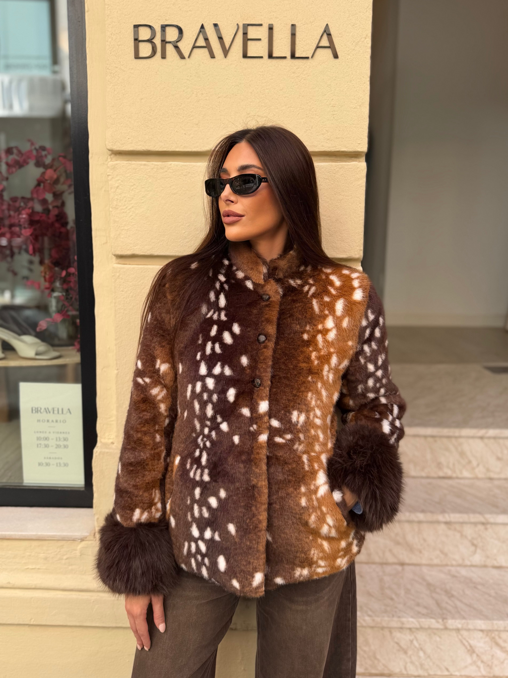 Chaqueta  estampado animal