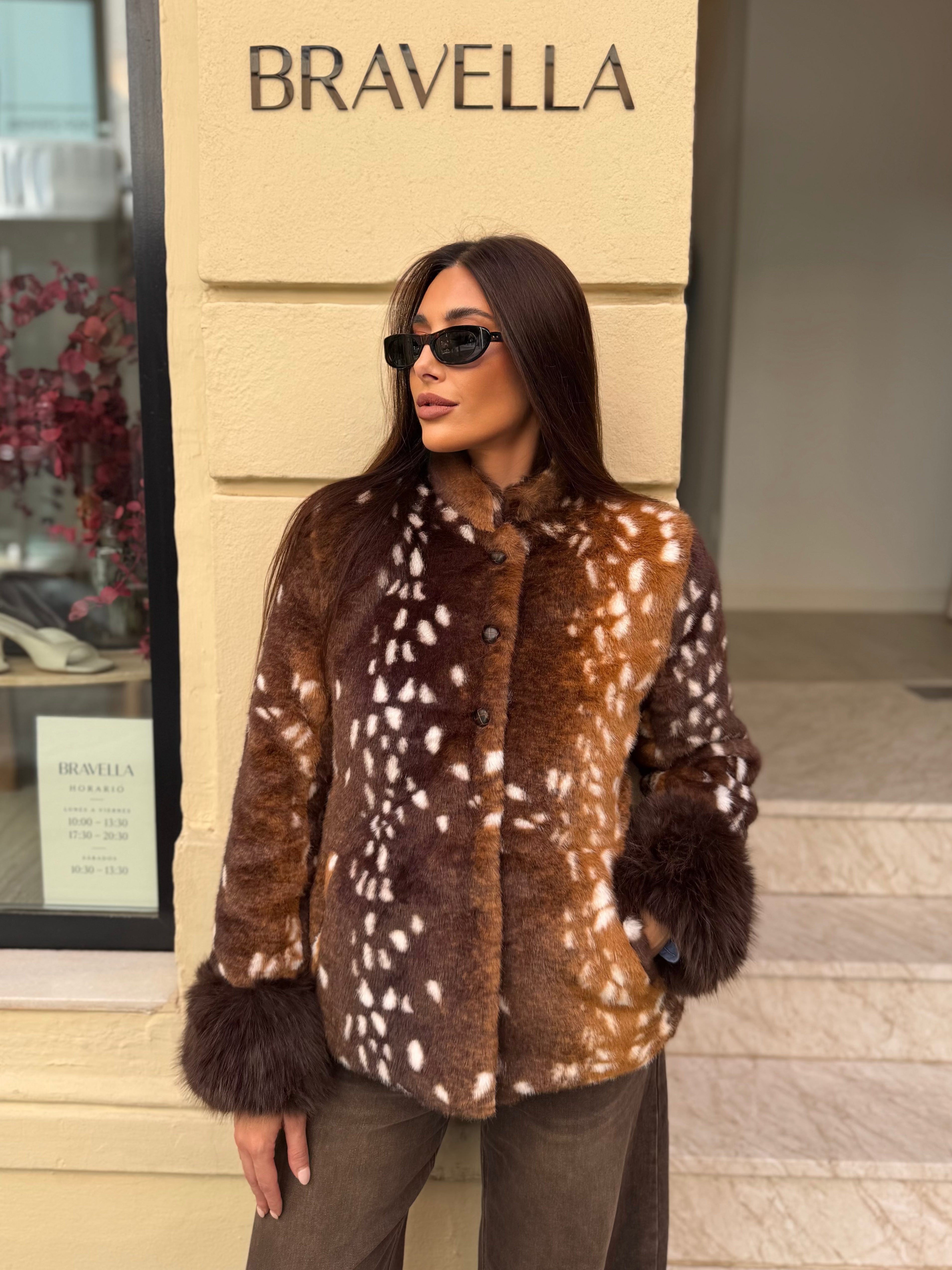 Chaqueta  estampado animal