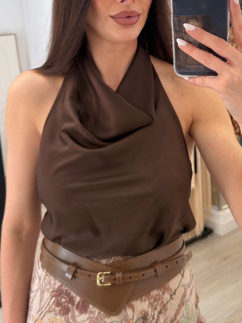 Top satinado