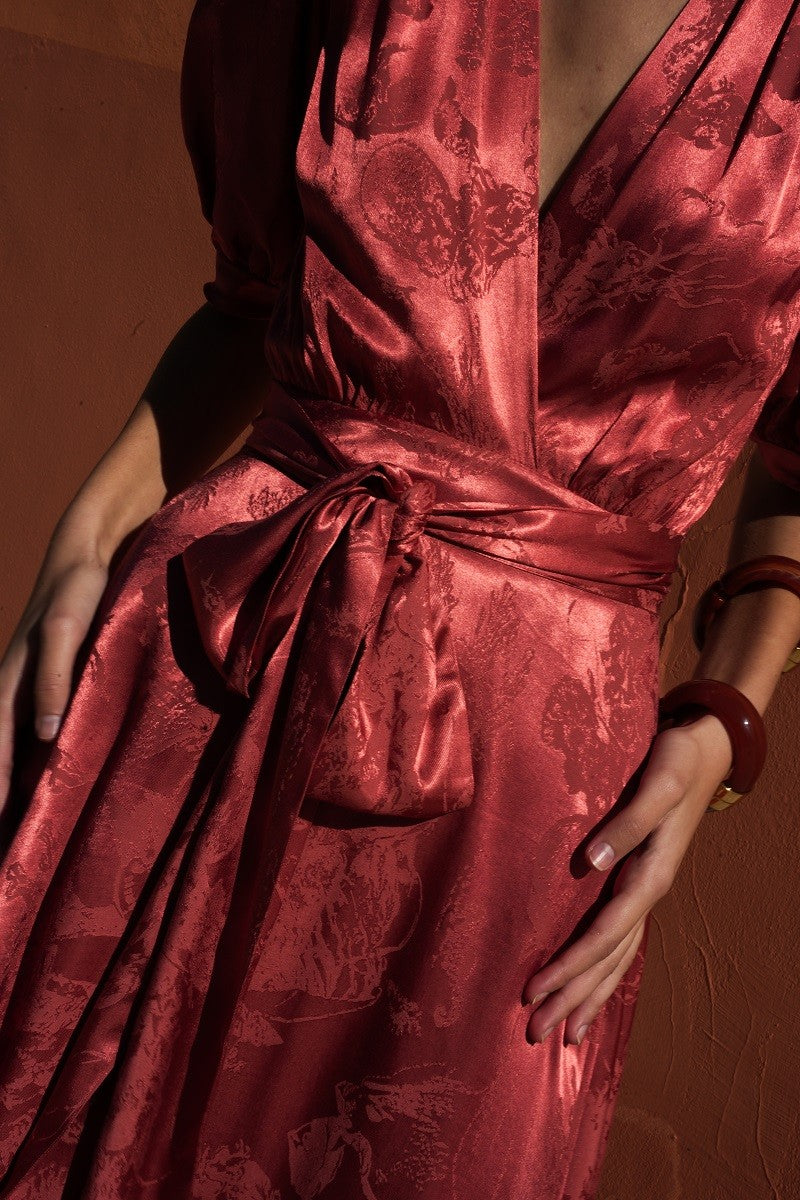 Vestido teja