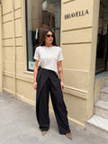 Pantalón fluido negro