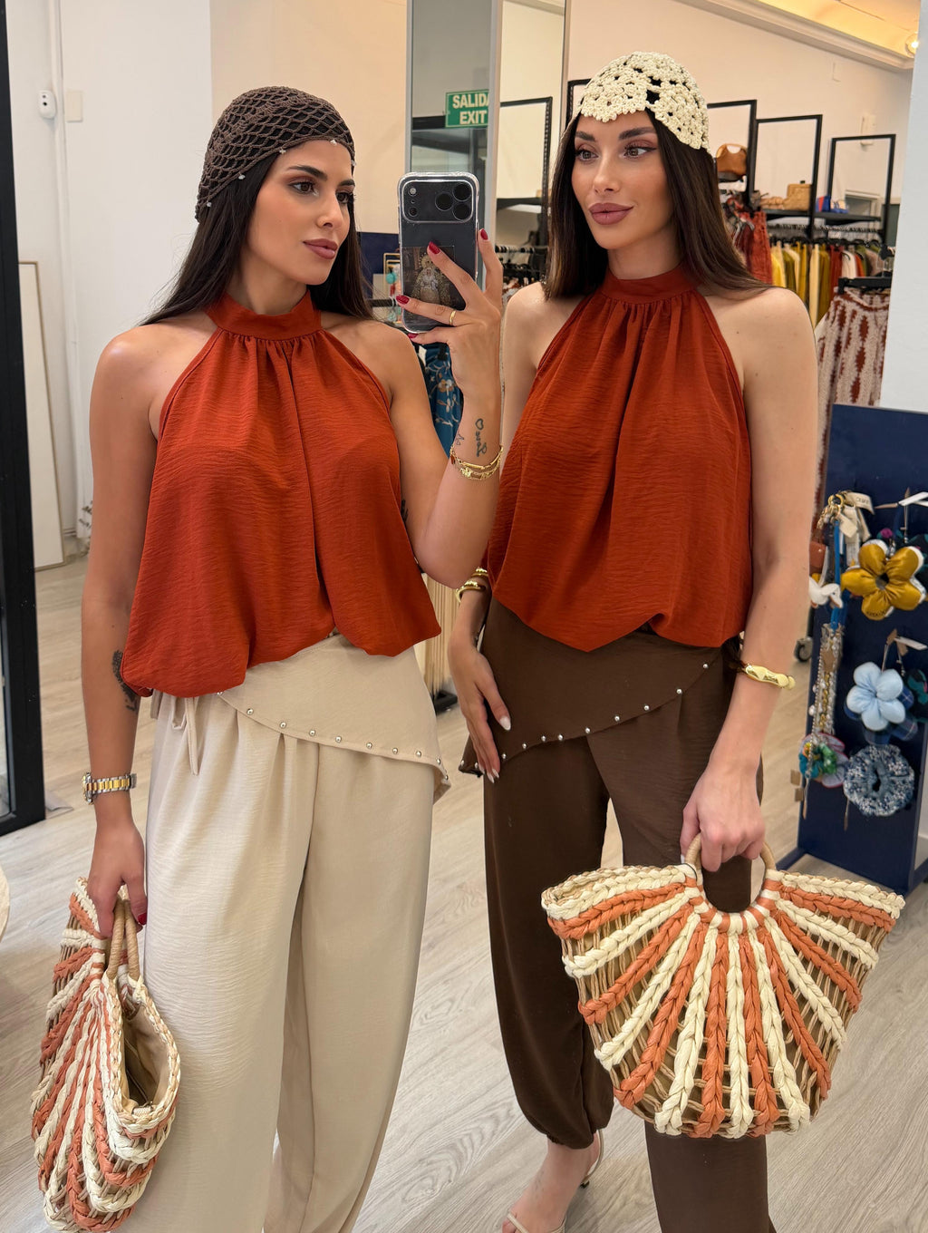 Pantalón bombacho pañuelo