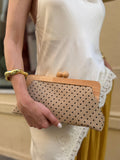 Bolso de mano lunares