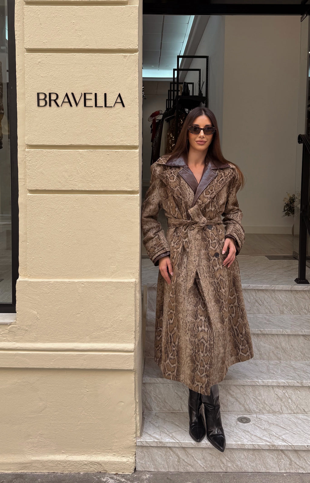 ABRIGO PARKA ANIMAL PRINT